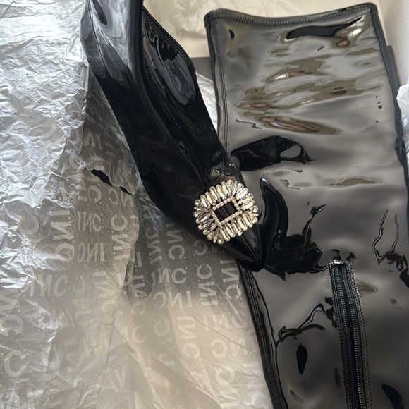 INC Womens Romina Pumps Tall Heeled Knee-High Boots Shoes Size 9 - Picture 5 of 7